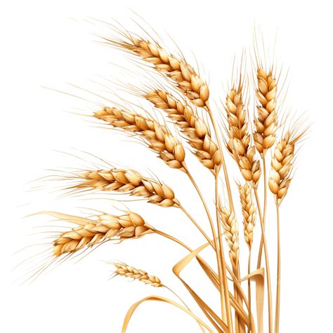 Wheat Bundle Illustration Isolated On Transparent Background, Wheat ...