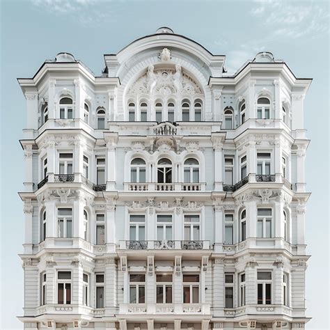 Detail of the facade of a building in vienna austria | Premium AI ...