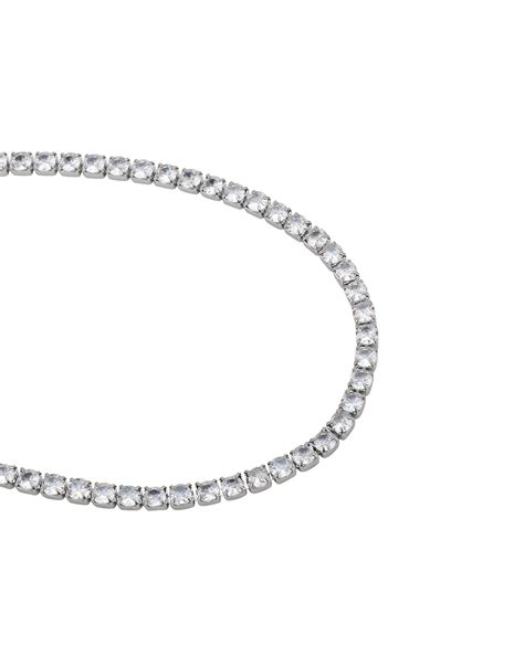 Silver Plated CZ Wraparound Tennis Bracelet – Carlton London Online