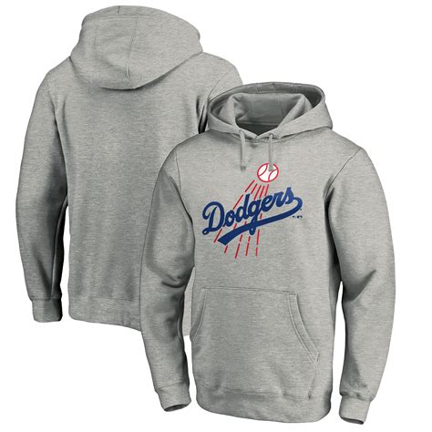 Men's Heather Gray Los Angeles Dodgers Cooperstown Collection ...