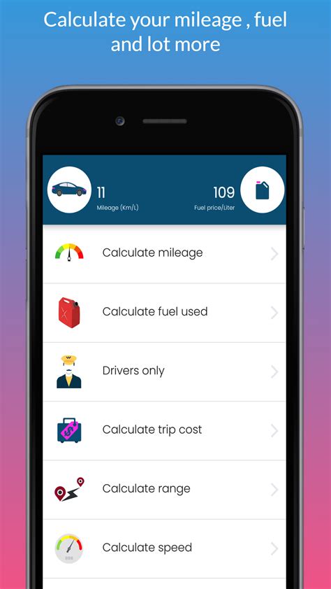 Fuel calculator