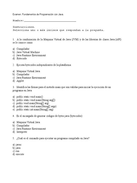 Image result for Examen Java