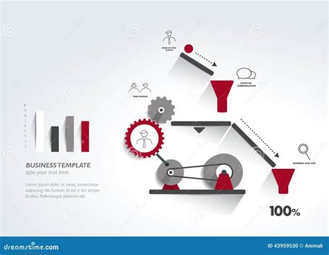 Moving Working Mechanism. Infographics Robotic Diagram, Chart, Scheme. Cartoon Vector ...