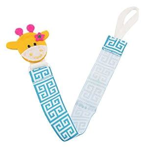 Babies Bloom Giraffe Baby Pacifier Clip, Blue (Set of 2) : Amazon.in ...