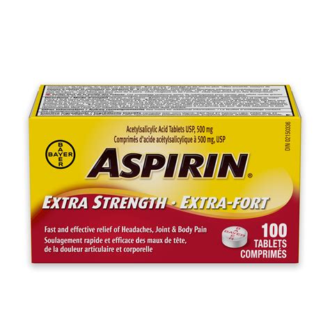 ASPIRIN® Extra Strength 500mg | ASPIRIN® Canada