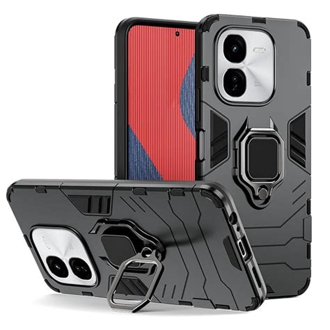 SPAZY CASE® iQOO Z9 5G Back Cover | Dual Layer Armor Defender Full Body ...