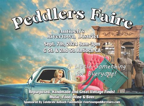 Rivertown Peddlers Faire, Willow Park Mercantile, Antioch, 7 September ...