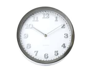 Buy Karlsson Wall Clock Ms. Chrome Embossed Numbers Steel Online at Low ...
