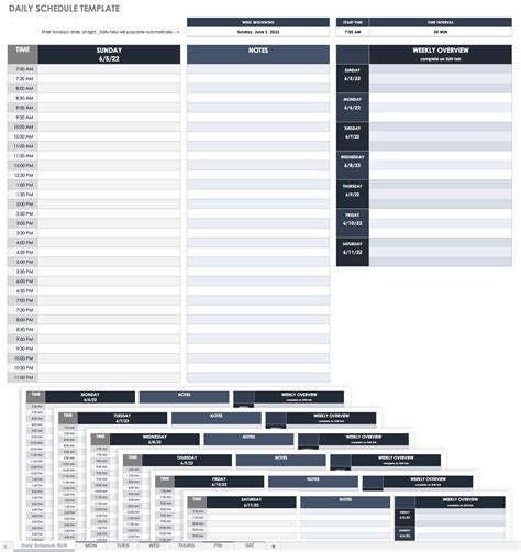 Free Google Sheets Schedule Templates | Smartsheet