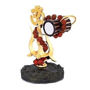 Buy Dharmsaar Big Size Trishul with Damru Car Dashboard Home Office ...