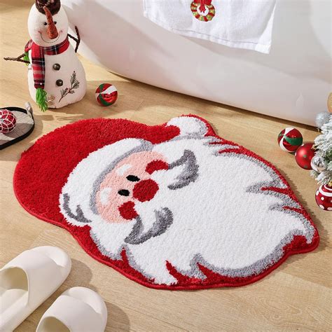 Lomyolo Christmas Bathroom Rugs Bath Mat Christmas Decoration Christmas ...