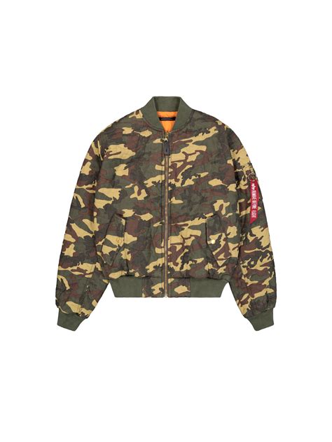 MA-1 Quilted Camouflage Bomber Jacket | Alpha Industries