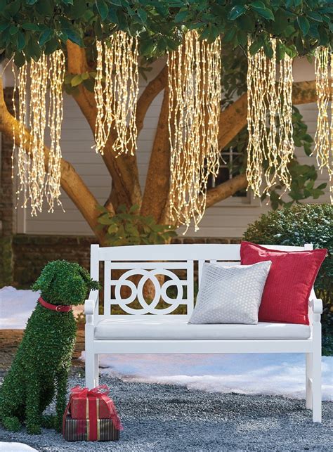 Weeping Willow Lights | Grandin Road | Christmas porch decor, Outdoor ...