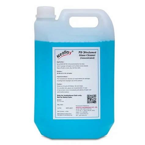 Glass Cleaner - Neatlay Perfumed Glass Cleaner 5 Liter. Manufacturer ...