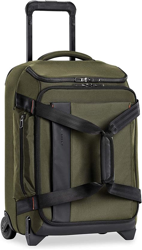 Buy Briggs Riley ZDX Upright Rolling Duffel Bag, Hunter, Carry-On 21 ...