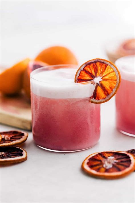 Blood Orange Pisco Sour - Emily Laurae | Sour cocktail, Pisco sour, Drinks