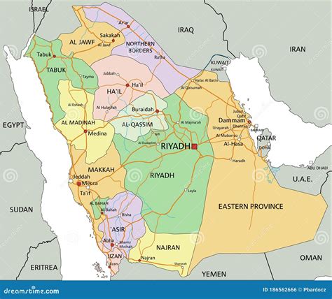 Mecca Map. Political Map Of Mecca. Mecca Map Of Saudi Arabia With White Color Vector ...