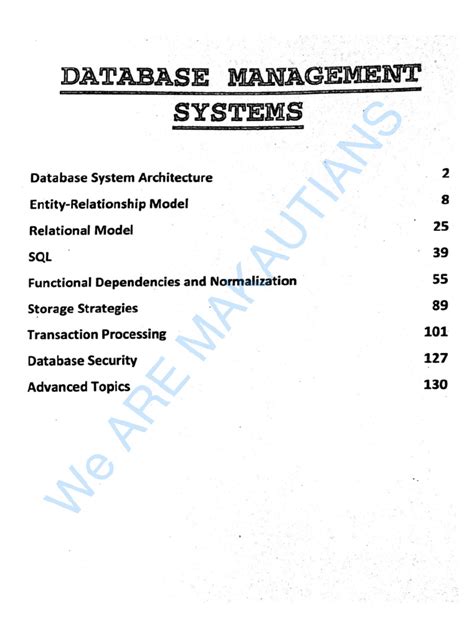 Database Management System PDF 的图像结果