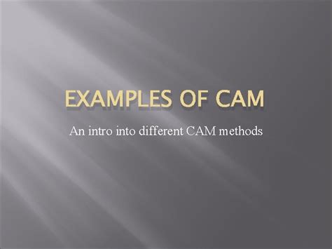 Image result for Cam Flowchart Examples