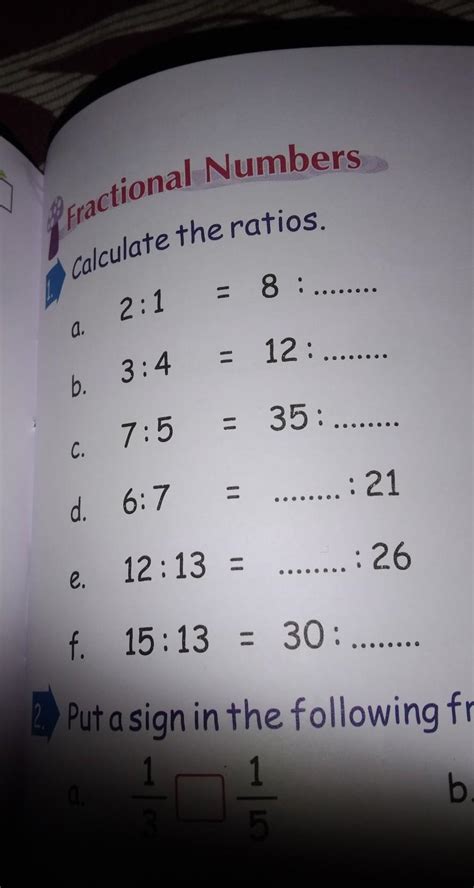 a. Calculate the ratios.2:1. is equal 8 : _____ - Brainly.in