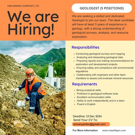 Job Opportunities In Mining