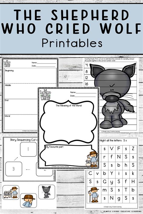 Aesop's Fables Printables: The Shepherd Who Cried Wolf Printables ...