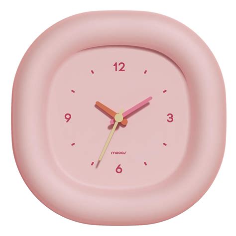 mooas Cute Mini Analog Marshmallow Clock 6.9 Inch Aesthetic Small ...