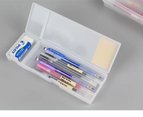 Muji Pencil CaseTransparent Frosted Plastic Pens India | Ubuy