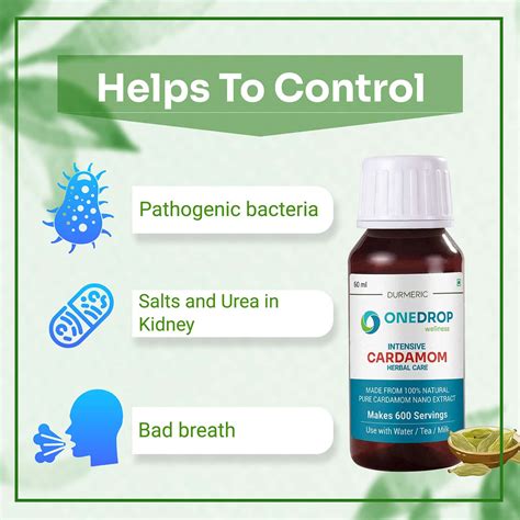Buy DURMERIC ONEDROP INTENSIVE CARDAMOM HERBAL DROPS - 60 ML Online ...
