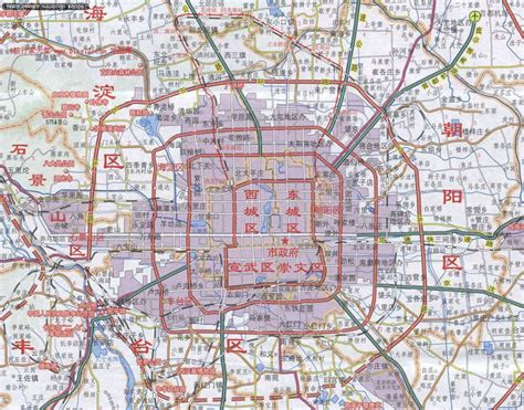 北京市地图高清版