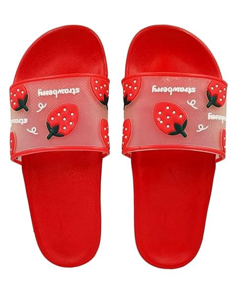 Buy Pampy Angel Strawberry Women's Flip Flops Slides Back Open ...