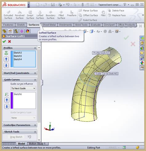 Image result for Model Bent Spring SolidWorks