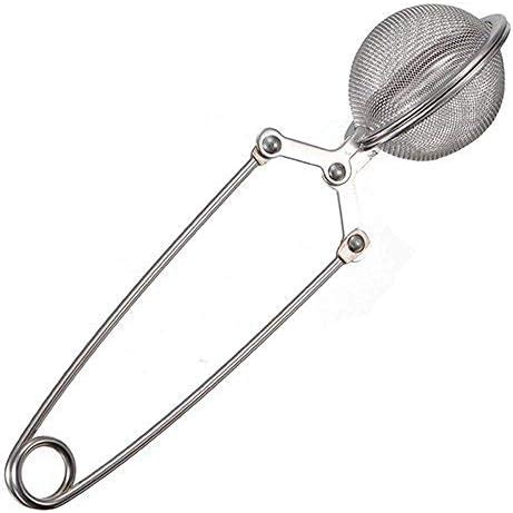 Octavius Ball Shaped Squeeze Handle Tea Infuser | Ideal for Steeping ...
