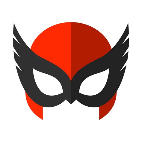 Super hero mask. Superhero face masque and masking cartoon character ...