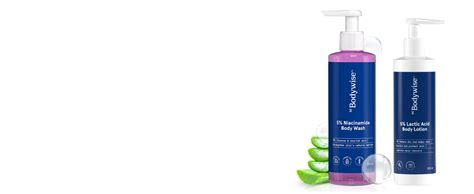 Buy Bodywise 5% Niacinamide Body Wash & 1% Salicylic Acid Body Wash ...