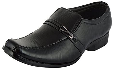 Buy Lee Liner Men's Synthetic Leather Casual Shoes Black at Amazon.in