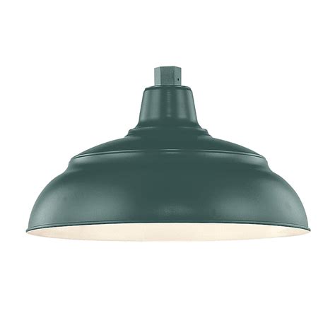 Millennium Lighting R Series Satin Green Farmhouse Dome Medium Hanging ...