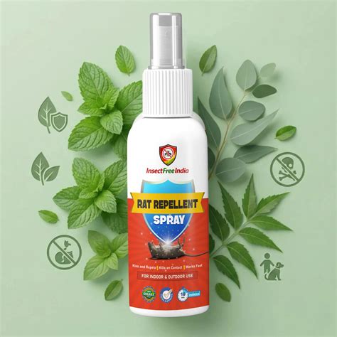 Fast-Acting Rat Repellent Spray | Herbal Rodent Control | Safe Home ...