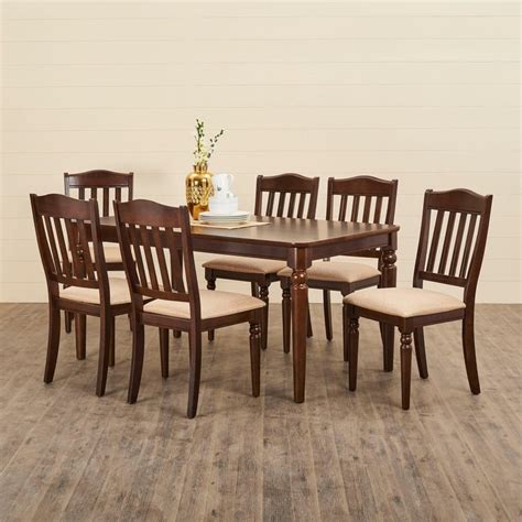 Buy Savoy Set of 2 Rubber Wood Dining Chairs - Beige from Home Centre ...
