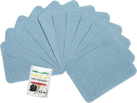 Amazon.com: TACVEL 12Pcs Premium Quality Denim Iron on Patches for ...