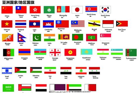 亚洲各国国旗的共同点是什么？-哪两个国家的国旗相同