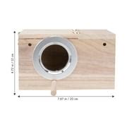 Buy Birds Nests Parrot House Outside Wooden Bird Breeding Box Cages for ...
