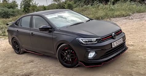 Volkswagen india Virtus 1.0 TSI sedan with modifications worth Rs 2 ...