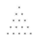 Image result for Pyramid Star Pattern in Java