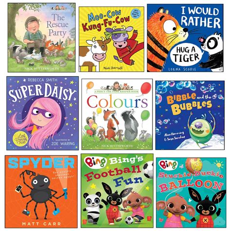 9 Childrens Picture Books Collection - Ages 0-5 - Paperback — Books2Door