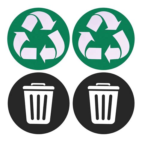 MECCANIXITY Recycle Sticker Bin Labels 5 Inch India | Ubuy