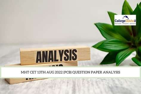 MHT CET 13th Aug 2022 (PCB) Question Paper Analysis: Check Difficulty ...