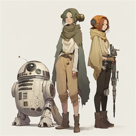 Prompt Star Wars anime character concept art | Download Script for AI ...
