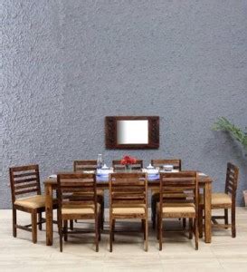 Cherry Wood Rosewood (Sheesham) Solid Wood 8 Seater Dining Set Price in ...