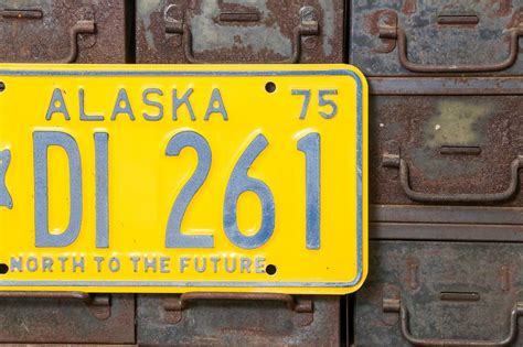 Alaska State License Plate 2022